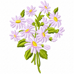 Flowers Embroidery Design 12